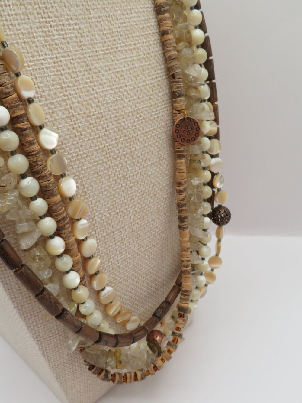 Beaded Multi-Strand Necklace - Picture 5 of 14